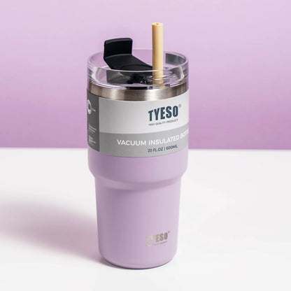 Tyeso Stainless Steel Tumbler with Straw