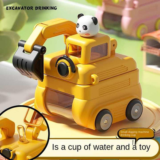 Excavator Toy Water Bottle
