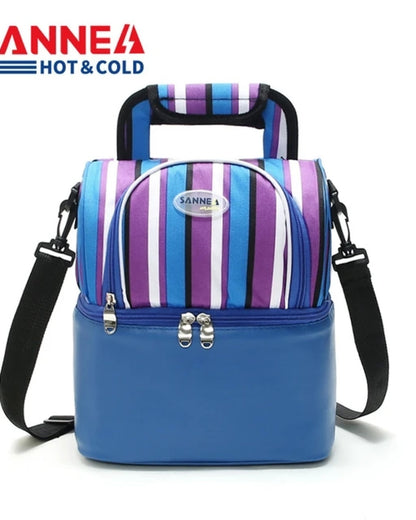 Insulated Double Layer Lunch Bag