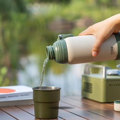 Tyeso Switch Lid Water Bottle with Handle 750ml