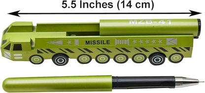 Missile Launcher Vehicle-Shaped Gel Pen (Assorted)