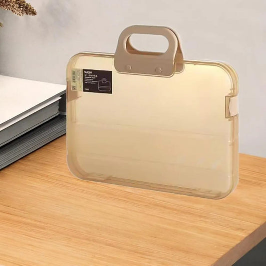 Elegant Portable A4 File Organizer