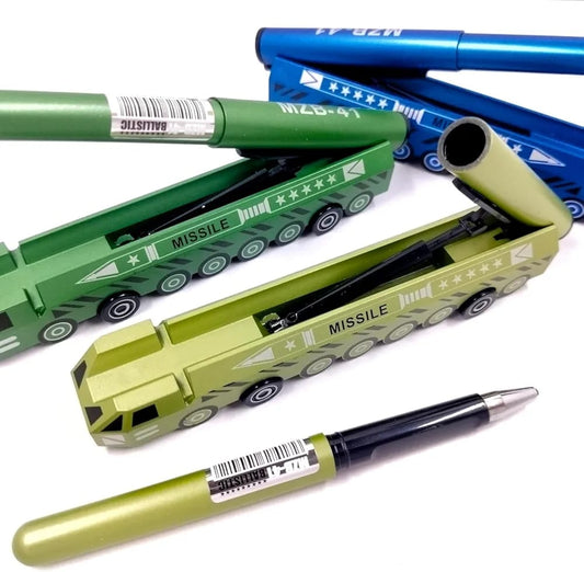 Missile Launcher Vehicle-Shaped Gel Pen (Assorted)