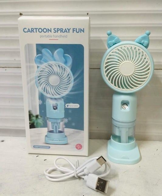 Whimsical Cartoon Aesthetics Mini Fan