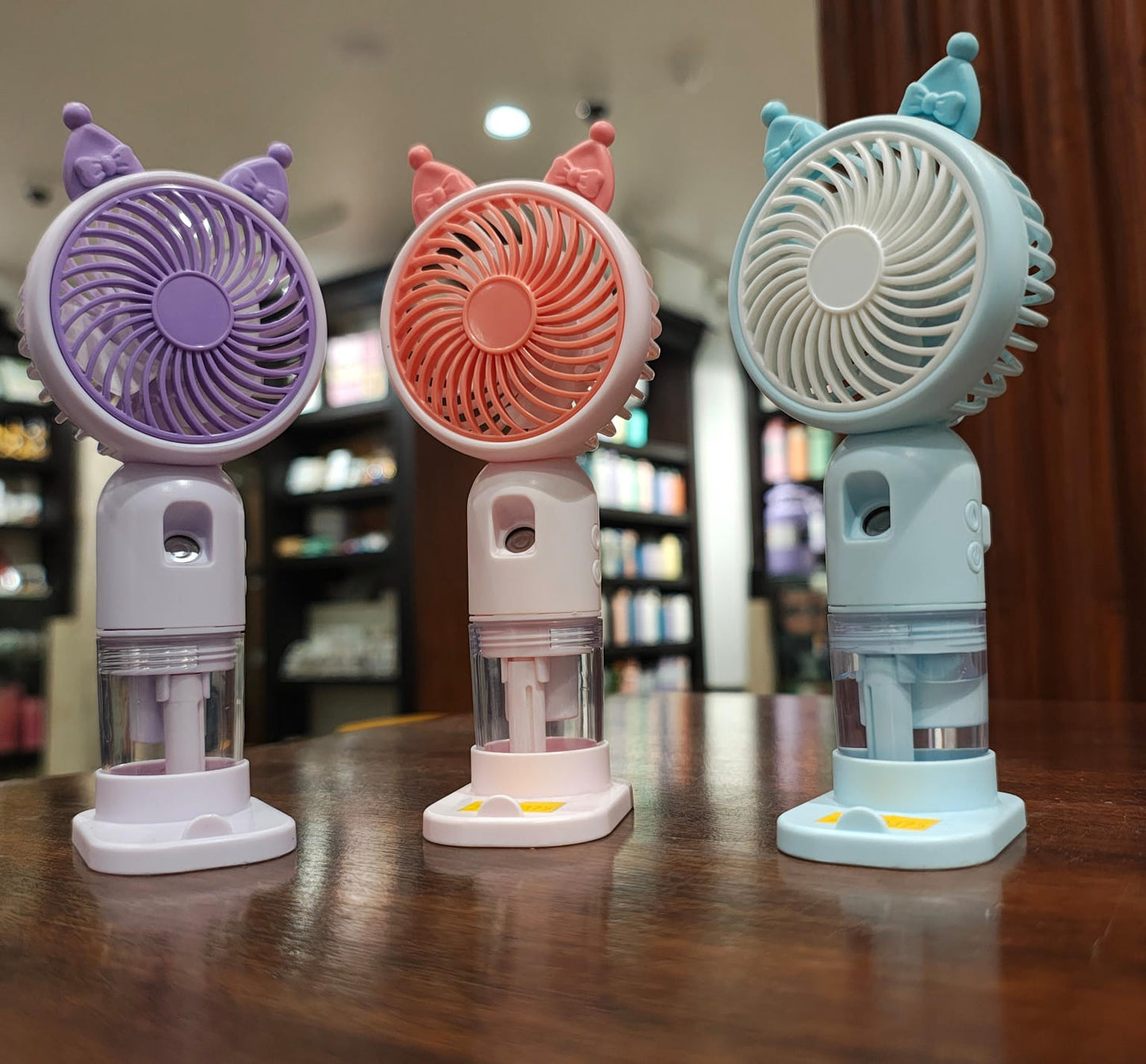 Whimsical Cartoon Aesthetics Mini Fan