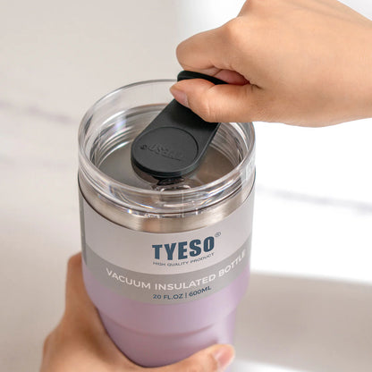 Tyeso Stainless Steel Tumbler with Straw