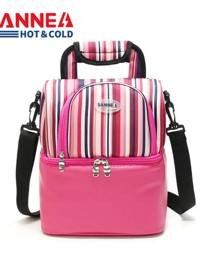 Insulated Double Layer Lunch Bag