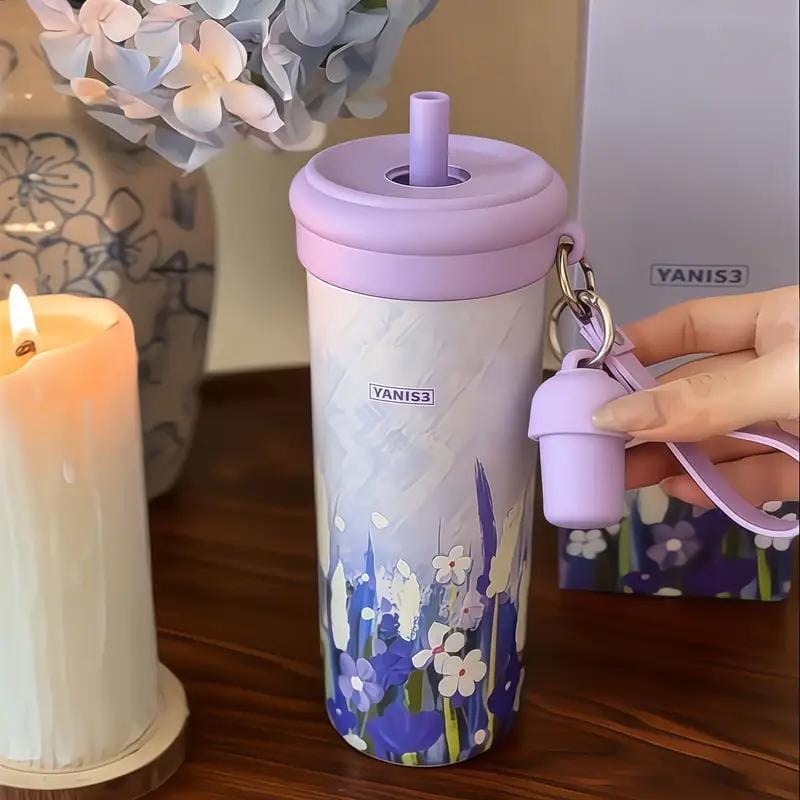Floral Premium Insulated Water Bottle
