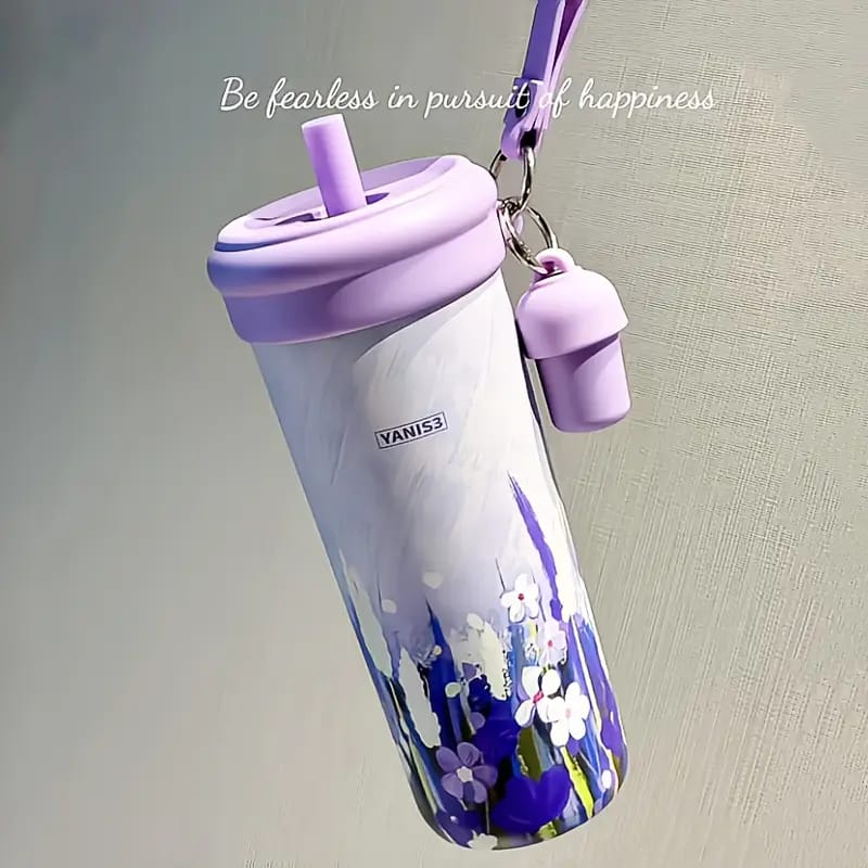 Floral Premium Insulated Water Bottle