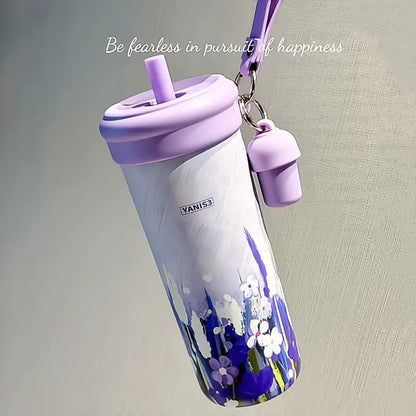 Floral Premium Insulated Water Bottle