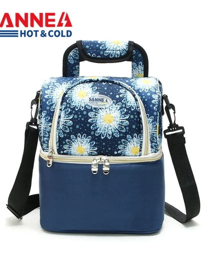 Insulated Double Layer Lunch Bag