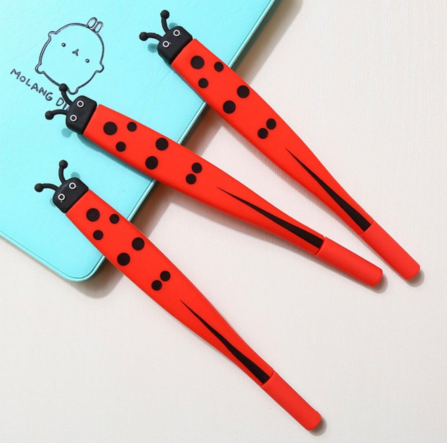 Cute Ladybug And Frog Silicone Gel Pen