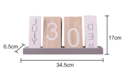 Wooden Perpetual Calendar
