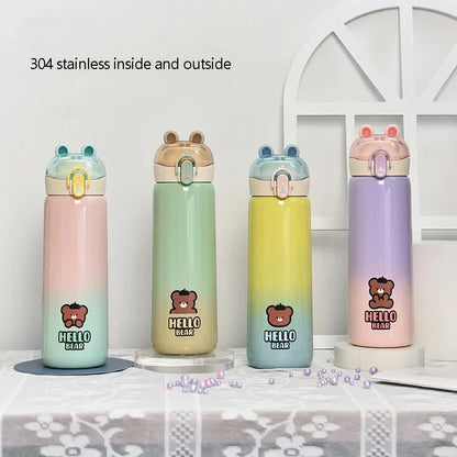 Hello Bear Kids Insulated Bottle - 440 ML