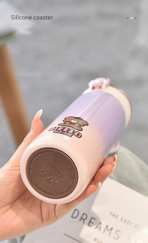 Hello Bear Kids Insulated Bottle - 440 ML
