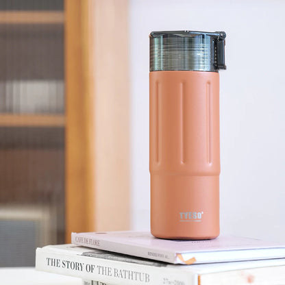 Tyeso Vacuum Insulated Bttle Keep Cold And Hot With Handle