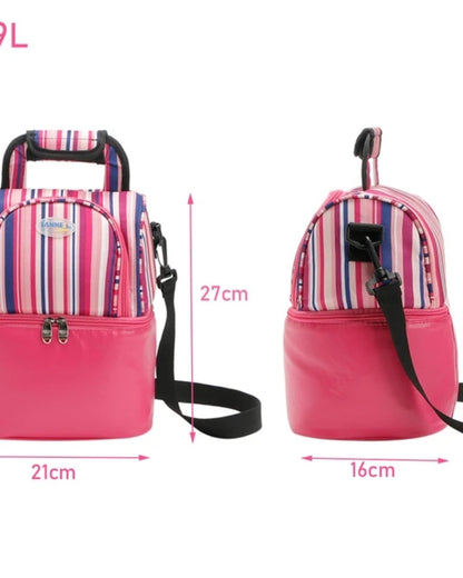 Insulated Double Layer Lunch Bag