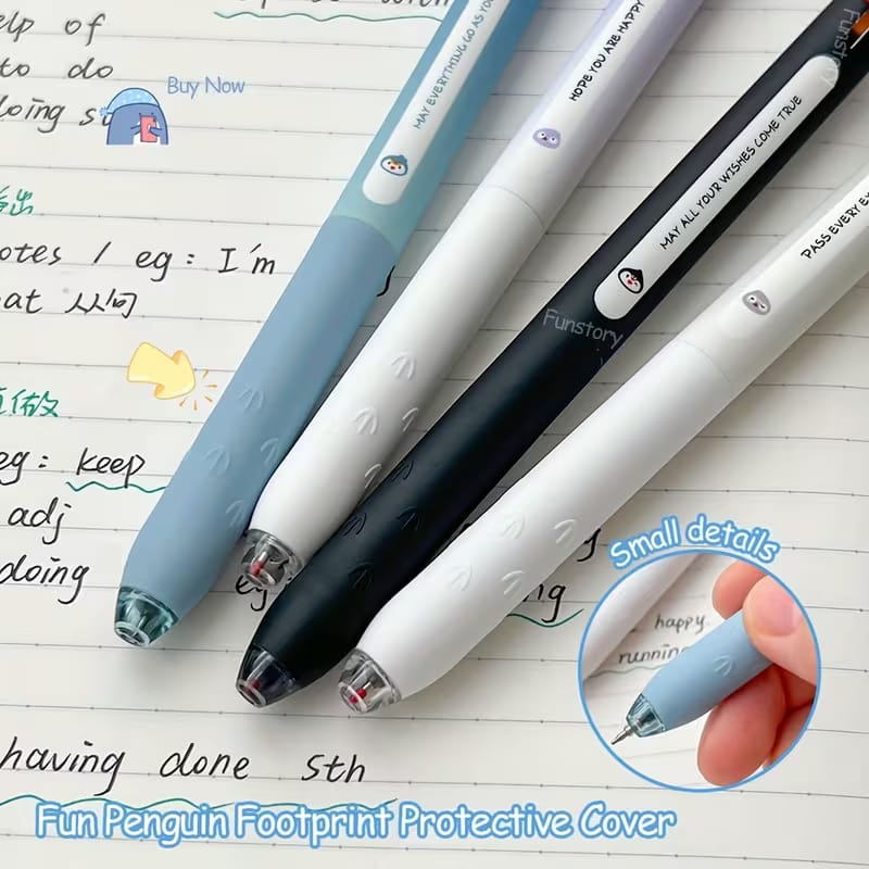 Charming Penguin-Themed Gel Pen (Assorted)