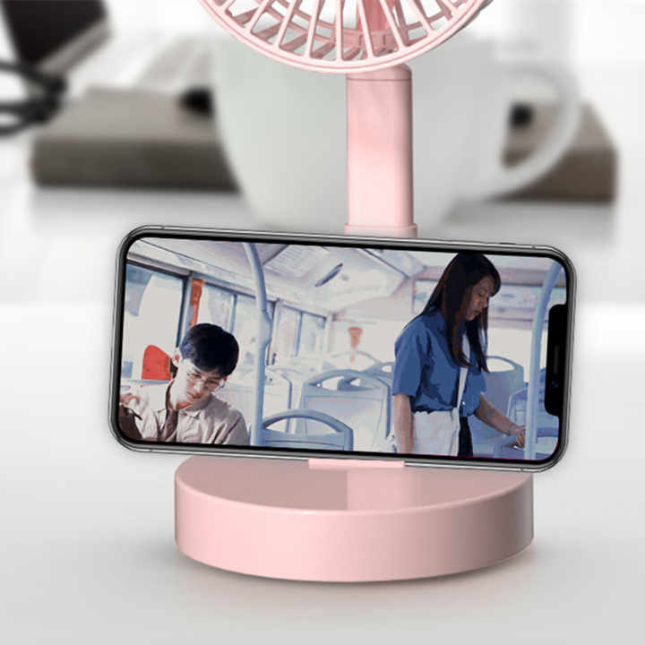 Height Retractable Folding Portable Desktop Fan