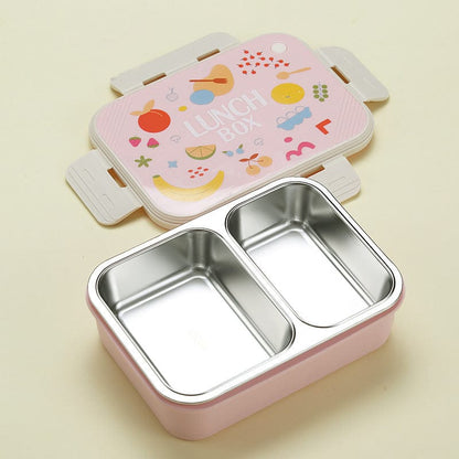 Fruit Printed Stainless Steel Lunch Box