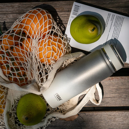 Tyeso Sports Bottle With Steel Handle