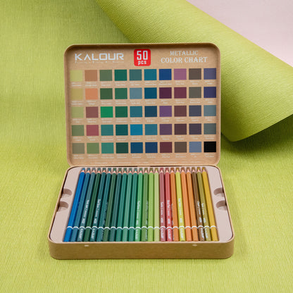 50-Shade Colored Pencil Set
