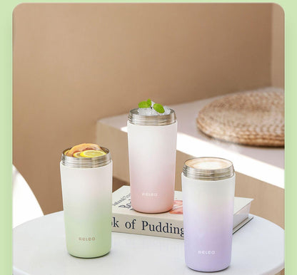 Biological Straw Thermos cup 316 SUS (550ml) for girls & Boys