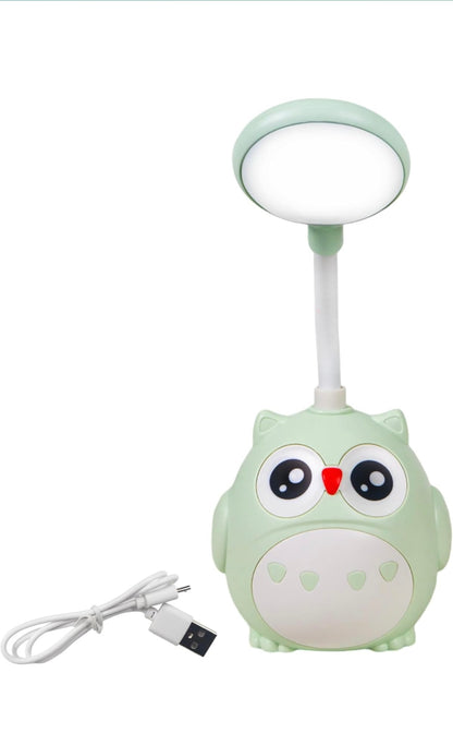 Cartoon Owl Shaped Study Lamp (Pack of 1)