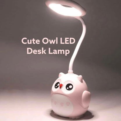 Cartoon Owl Shaped Study Lamp (Pack of 1)
