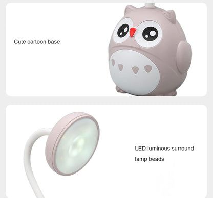 Cartoon Owl Shaped Study Lamp (Pack of 1)