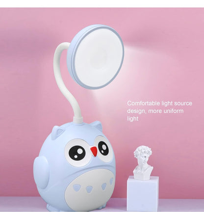 Cartoon Owl Shaped Study Lamp (Pack of 1)