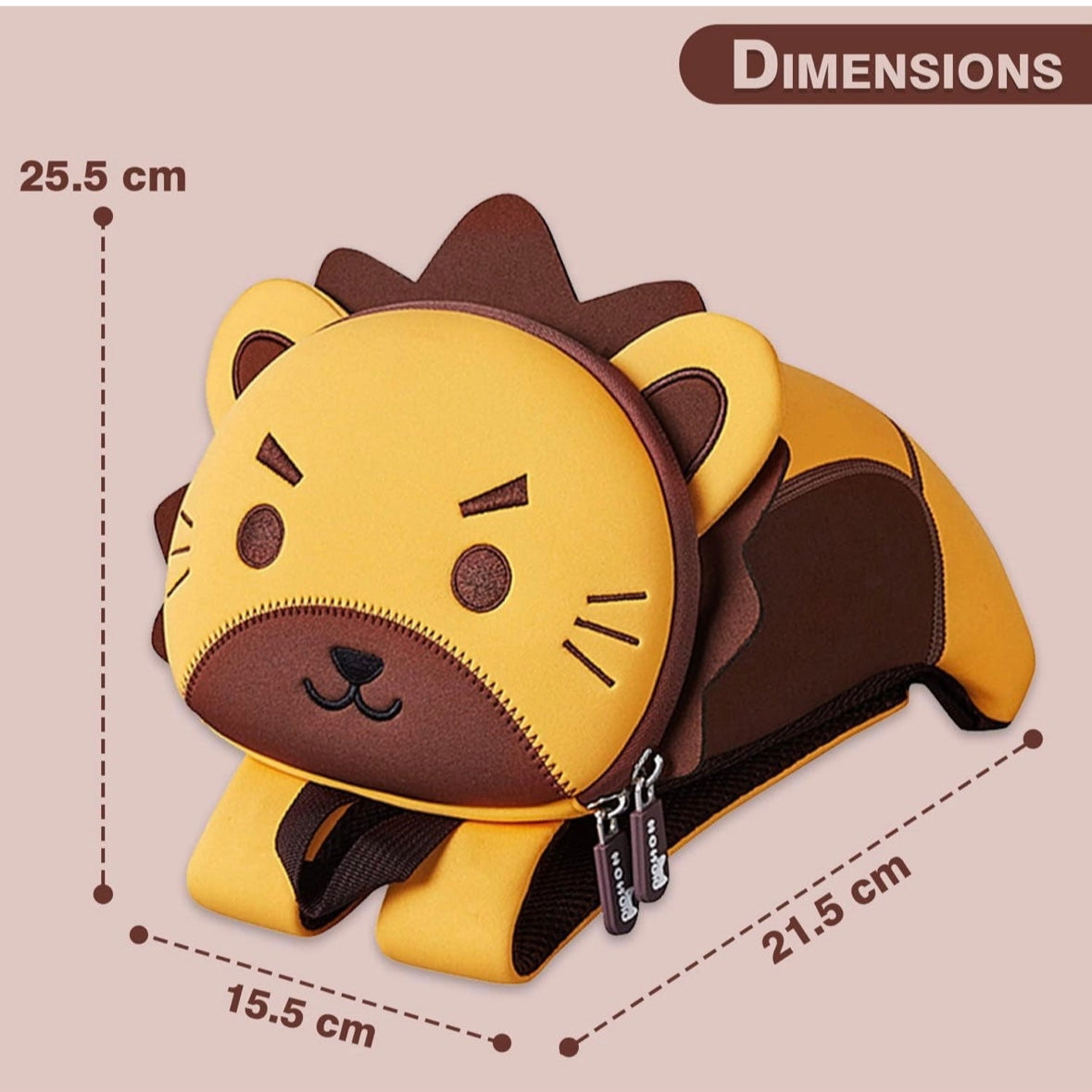 Pre-School 3D Lion Bag