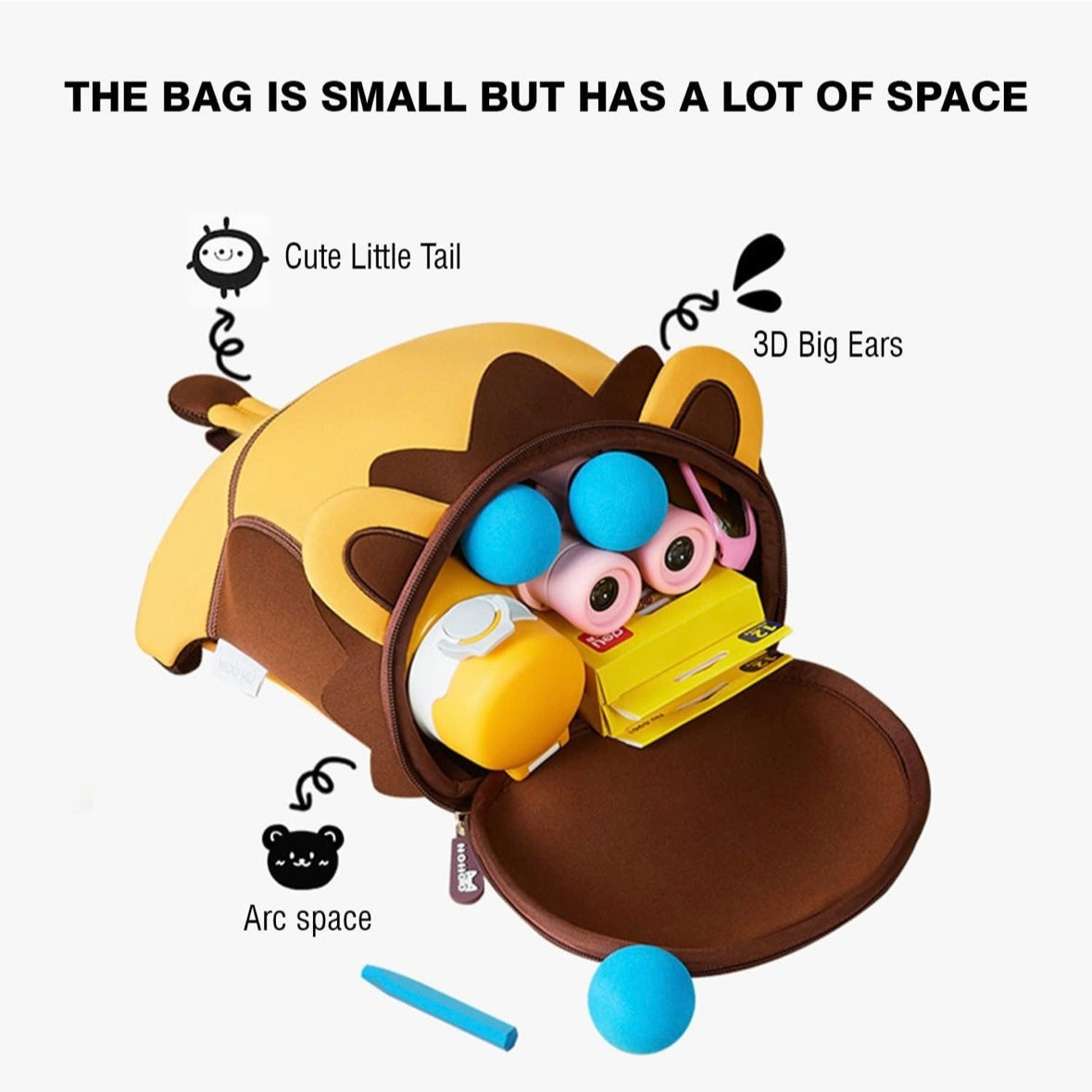 Pre-School 3D Lion Bag