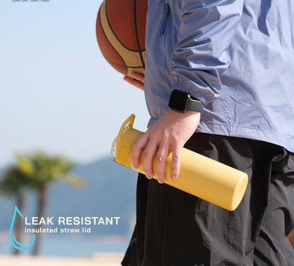 Water Bottle with Carrying Handle Lid