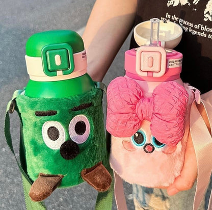 Cute Plush Cup Bottle