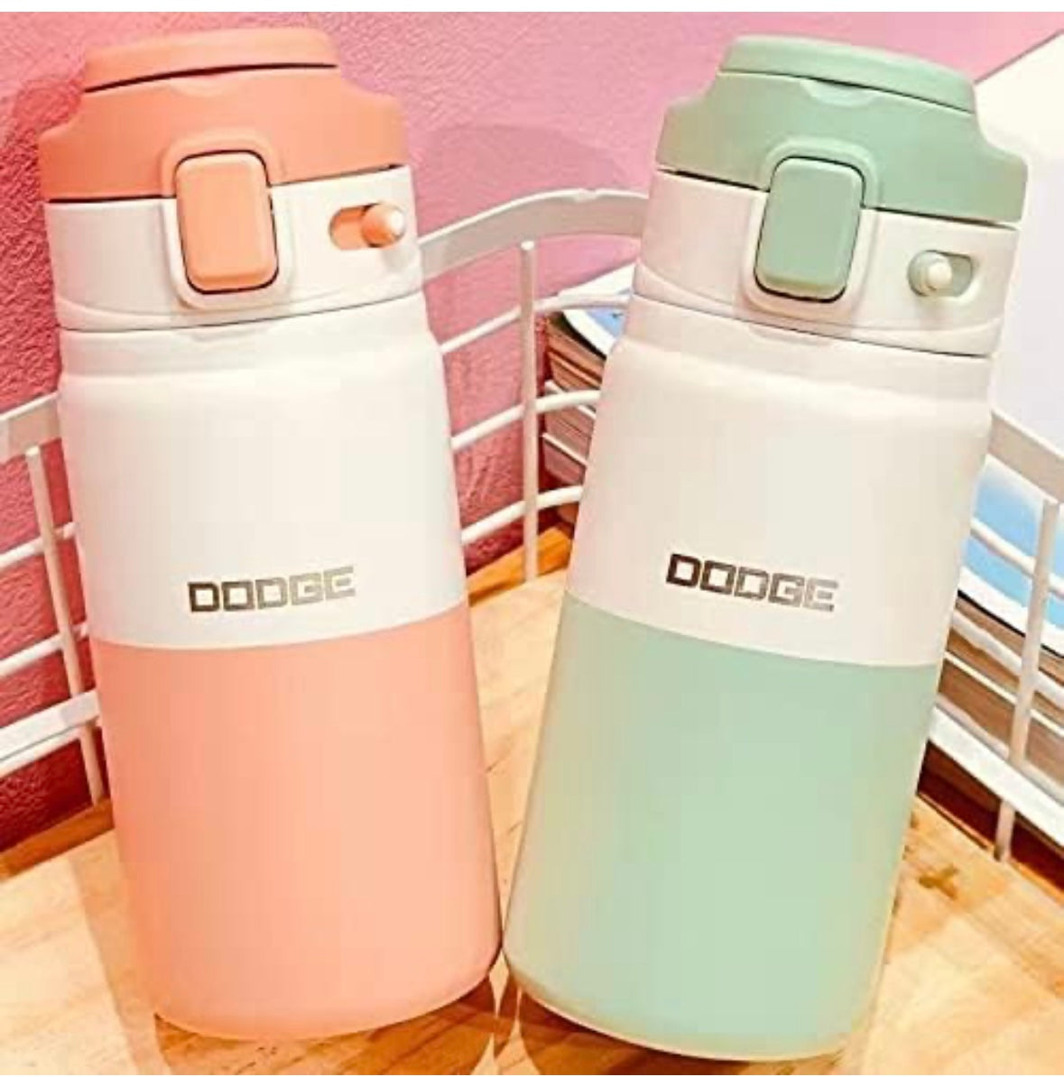 Double Water Wall Water Bottle