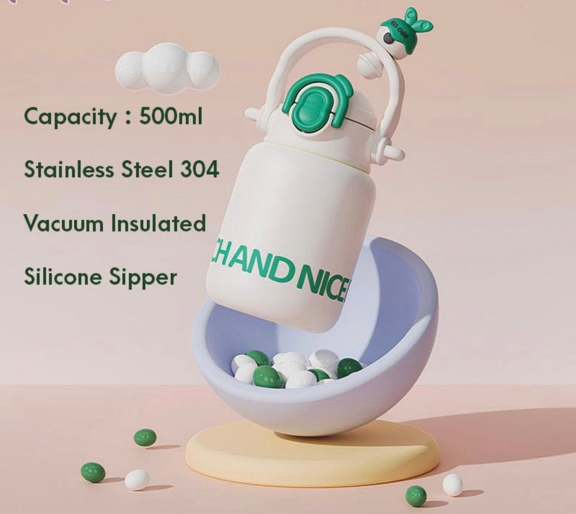 Cute Stainless Steel Bottle For Children