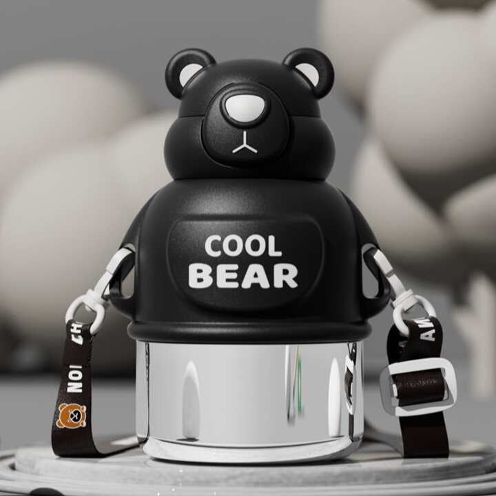 Funky Cool Bear Water Bottle