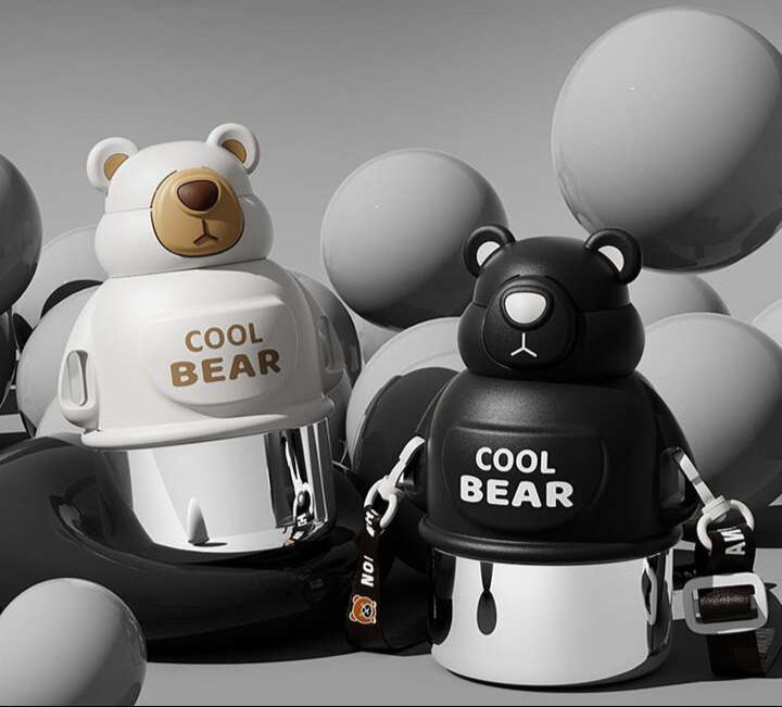 Funky Cool Bear Water Bottle