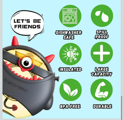 Monster Round Water Bottle