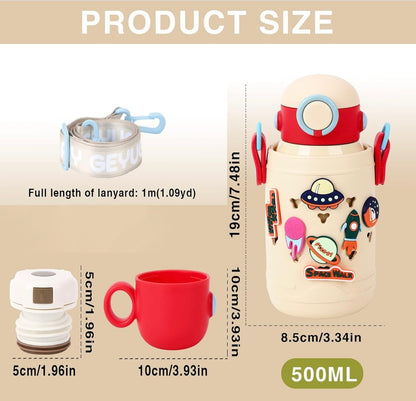 Toy Trinkets Themed Water Bottle