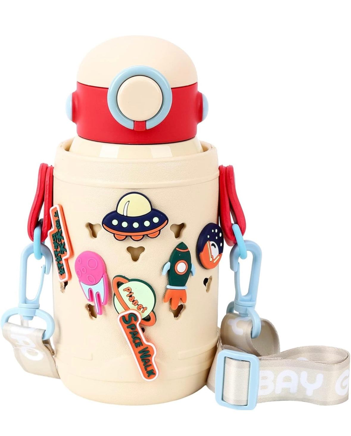 Toy Trinkets Themed Water Bottle