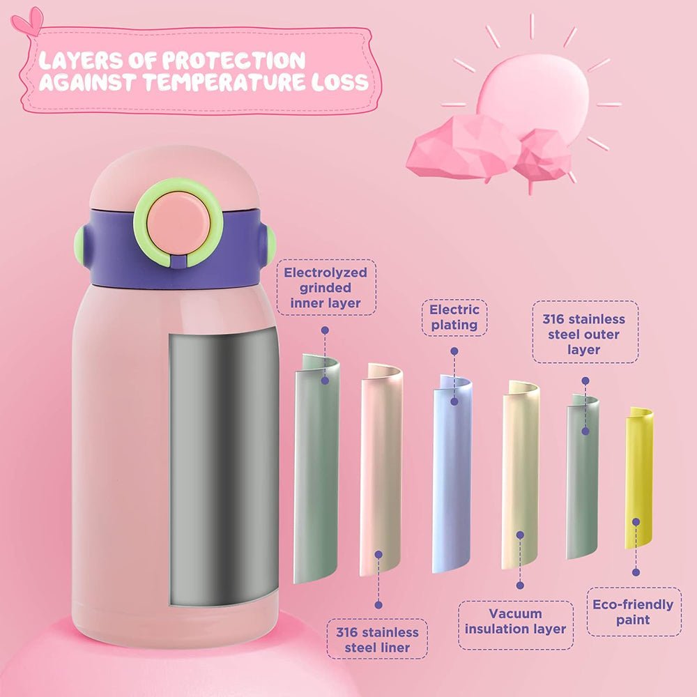 Toy Trinkets Themed Water Bottle