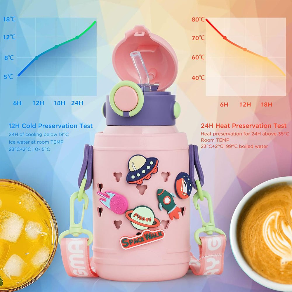 Toy Trinkets Themed Water Bottle