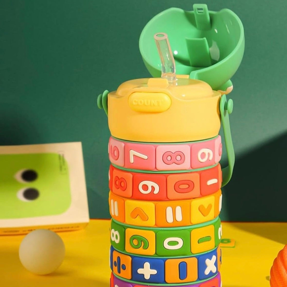 Spinfun Numerical Kids Water Bottle