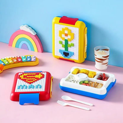 Lego Building Blocks Lunch Box & Toy Blocks