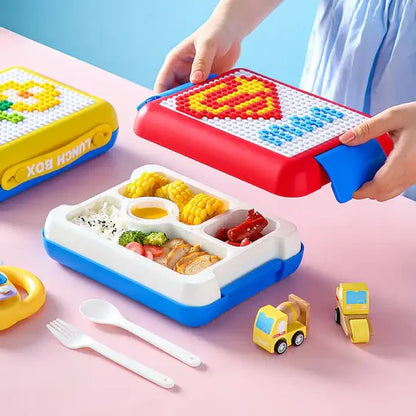 Lego Building Blocks Lunch Box & Toy Blocks