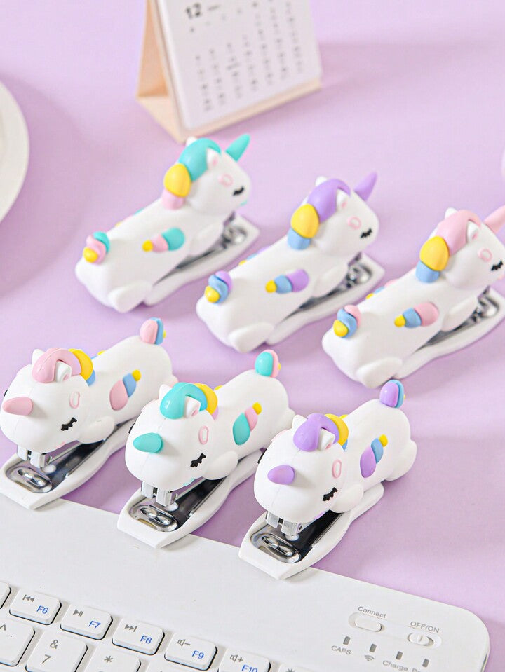Stapler Dino Unicorn for Children Cartoon Stationery for Kids