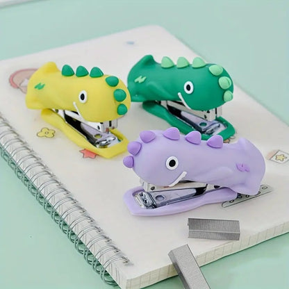Stapler Dino Unicorn for Children Cartoon Stationery for Kids